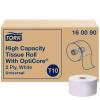 imageTork OptiCore Midsize Toilet Paper Roll White T10 Universal 2ply 12 x 2000 sheets 160090