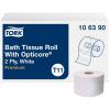 imageTork OptiCore Midsize Toilet Paper Roll White T11 Premium 2ply 36 x 800 sheets 106390800 sheet Pack of 36