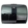 imageTork OptiCore Twin Toilet Paper Roll Dispenser Black T11 High Capacity 565728