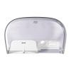 imageTork OptiCore Twin Toilet Paper Roll Dispenser White T10 High Capacity 565520