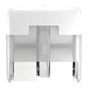 imageTork OptiServe 4Roll Coreless Toilet Paper Dispenser White T7T5 Vertical Dispenser Elevation Design 473620