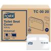 imageTork Toilet Seat Cover White V1 Universal 12 Fold 20 x 250 Covers TC0020