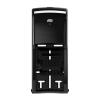 imageTork Twin Toilet Paper Roll Dispenser White T26 High Capacity Elevation Range 65quot x 63quot x 142quot 555620Black