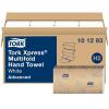 imageTork Xpress Soft Multifold Hand Towel White with Grey Leaf Print Absorbent 189 Towels Per Pack 16 Packs Fits H2 Towel Dispensers