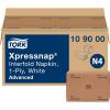 imageTork Xpressnap Natural Dispenser Napkin N4 2ply 12 Fold OneataTime Dispensing 12 x 500 85quot x 65quot 109906White  109000