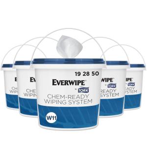 imageEverwipe CRBKT5PR ChemReady Mobile Bucket  Preprinted 5CartonWet Wipes Bucket