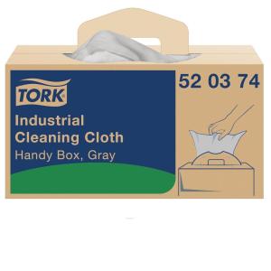 imageTork Industrial Cleaning Cloth Gray W7 OneataTime Dispensing 1 x 210 Cloths 520374