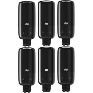 imageTork Liquid Skincare Dispensers for Liquid Soap and Hand Sanitizer Black S1 Economical Elevation Range 570028A Pack of 6Black Pack of 6