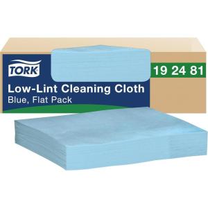 imageTork LowLint Cleaning Cloth Blue Flat Pack 1 x 250 Cloths 1924811 x 250 Cloths