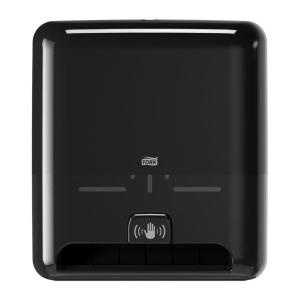 imageTork Matic Paper Towel Dispenser Intuition Sensor Black Elevation H1 noncontact OneataTime dispensing 5511282Old Version  Black