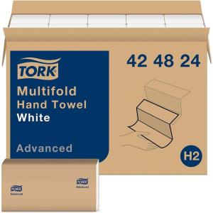 imageTork Multifold Hand Towel White Premium Quality 250 Towels per Pack 12 Packs Fits H2 Towel Dispensers16 pack