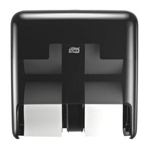 imageTork OptiServe 4Roll Coreless Toilet Paper Dispenser Black T7T5 Vertical Dispenser Elevation Design 473628