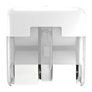 imageTork OptiServe 4Roll Coreless Toilet Paper Dispenser White T7T5 Vertical Dispenser Elevation Design 473620