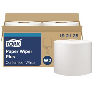 imageTork Paper Wiper Plus White W2 2 x 300 Sheets 192128