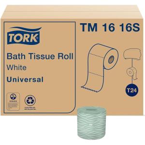 imageTork Septic Safe Toilet Paper White 2Ply 100 Recycled EcoFriendly T24 Compatible 96 Rolls x 500 Sheets TM1616SToilet Paper