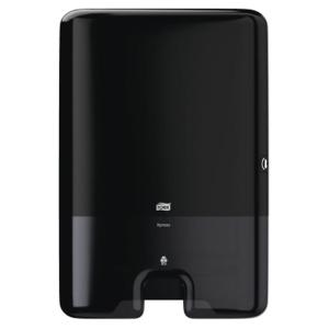 imageTork Xpress Multifold Paper Towel Dispenser Black H2 OneataTime dispensing Elevation Range 552028