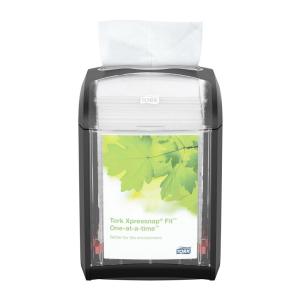 imageTork Xpressnap Fit Tabletop Napkin Dispenser Black N14 Signature Range Oneatatime Dispensing 67quot x 44quot x 56quot 7232000 x4