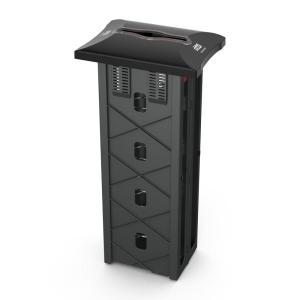 imageTork Xpressnap InCounter Napkin Dispenser Black N4 Signature Range 215quot x 99quot x 7quot 6032200