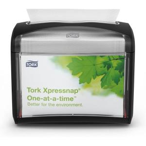 imageTork Xpressnap Napkin Dispenser Black N4 Compatible Signature Range 4Pack 6232100Pack of 4