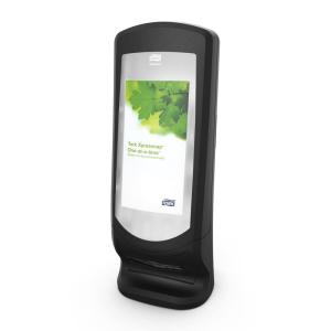 imageTork Xpressnap Stand Napkin Dispenser Black N4 Upright Design Signature Range 245quot x 925quot x 925quot 6332000