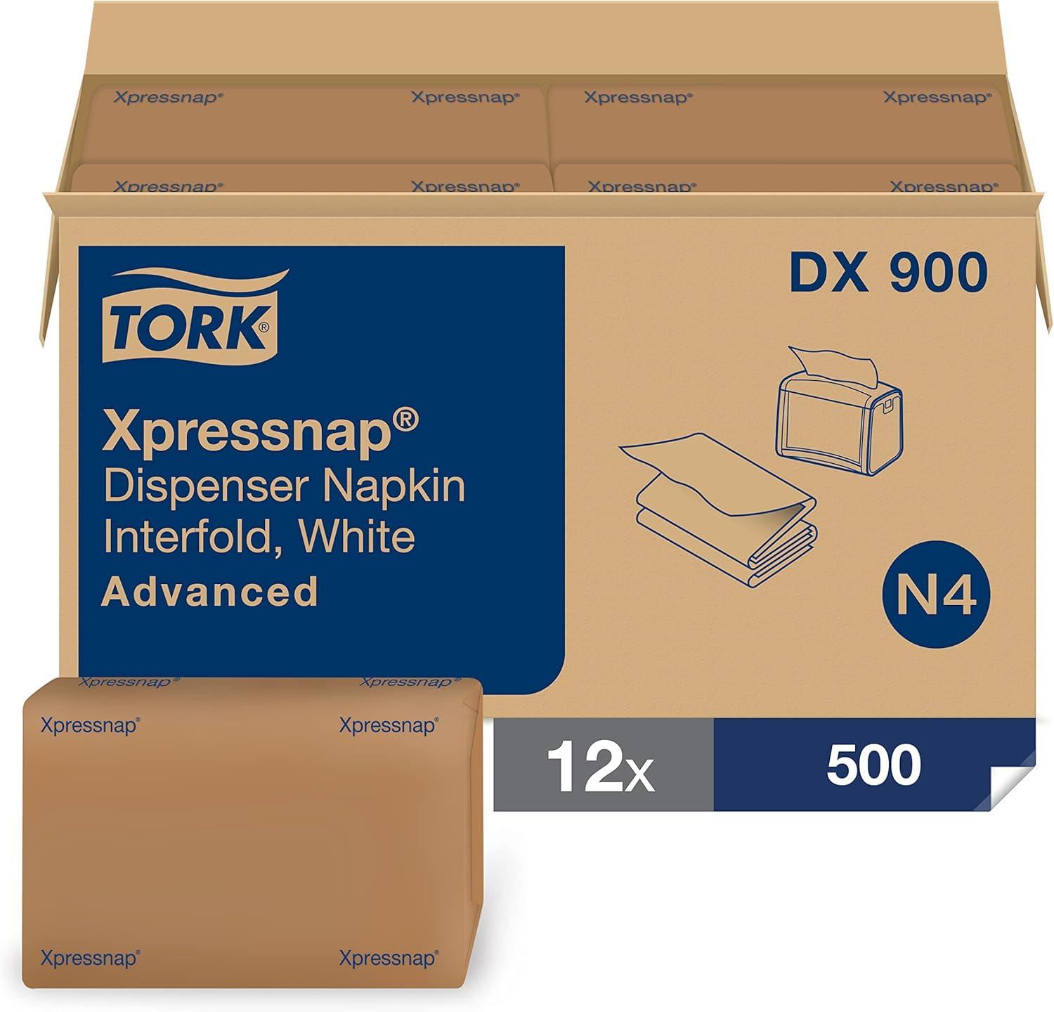 imageTork Xpressnap Tabletop Napkin Dispenser Walnut  N4  Refill  White Dispenser Napkin 12 x 500 napkinsDispenser  Refill