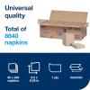 imageTork Xpressnap Fit Natural Dispenser Napkin N14 OneataTime Dispensing 1ply 36 Packs x 240 Napkins DX506EDX506E