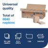 imageTork Xpressnap Fit Natural Dispenser Napkin N14 OneataTime Dispensing 1ply 36 Packs x 240 Napkins DX506ENew Version  506700