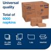 imageTork Xpressnap Tabletop Napkin Dispenser Walnut  N4  Refill  Universal Paper Napkins 12 x 500 NapkinsDispenser  Refill