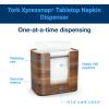 imageTork Xpressnap Tabletop Napkin Dispenser Walnut  N4  Refill  White Dispenser Napkin 12 x 500 napkinsDispenser  Refill