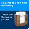 imageTork Xpressnap Tabletop Napkin Dispenser Walnut  N4  Refill  White Dispenser Napkin 12 x 500 napkinsDispenser  Refill