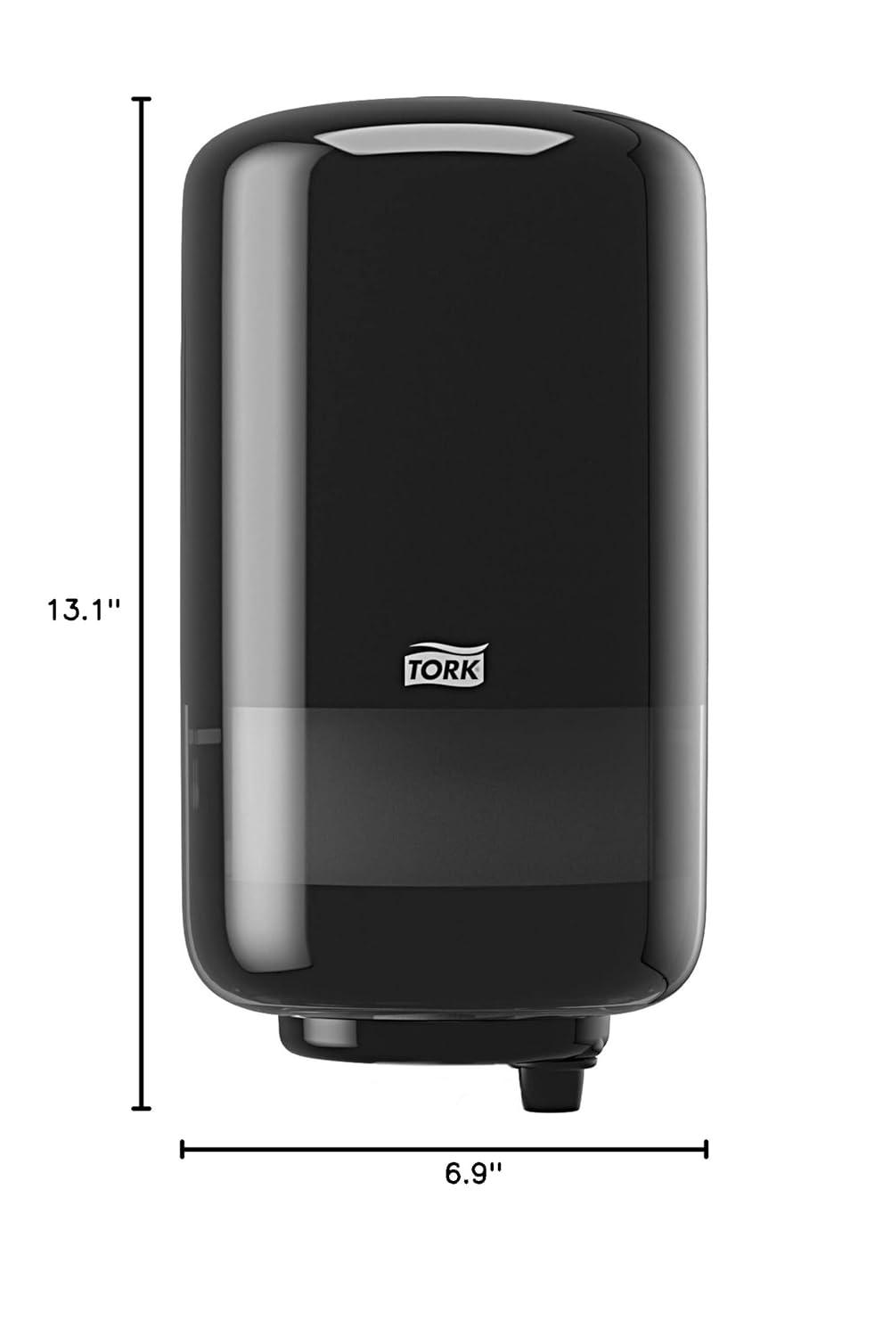 imageTork Mini Centerfeed Towel Dispenser Black M1 OneHanded Operation Elevation Range 558028A