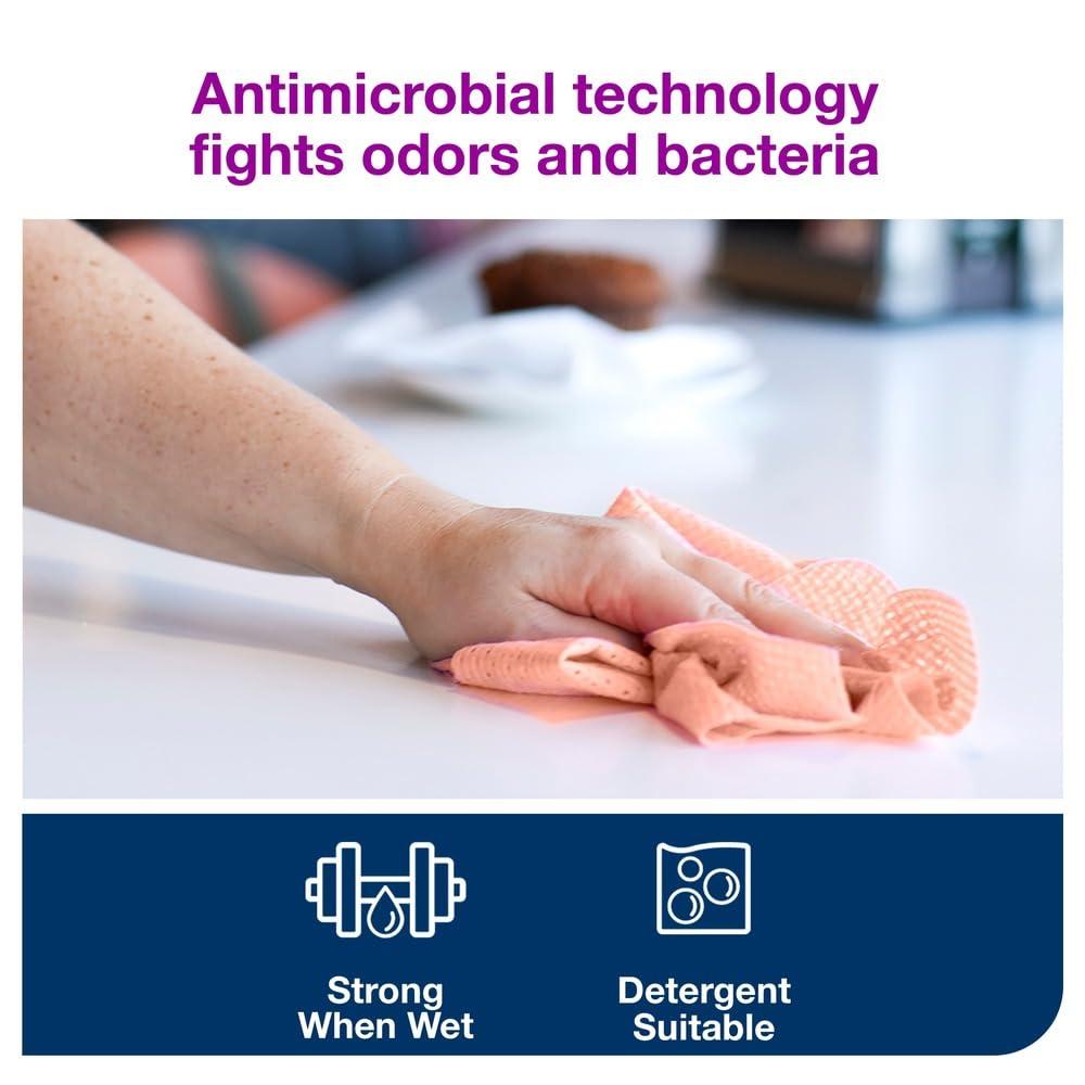 imageTork Odor Resistant Foodservice Cleaning Towel Red Self Dispensing 1 x 150 Cloths 192193