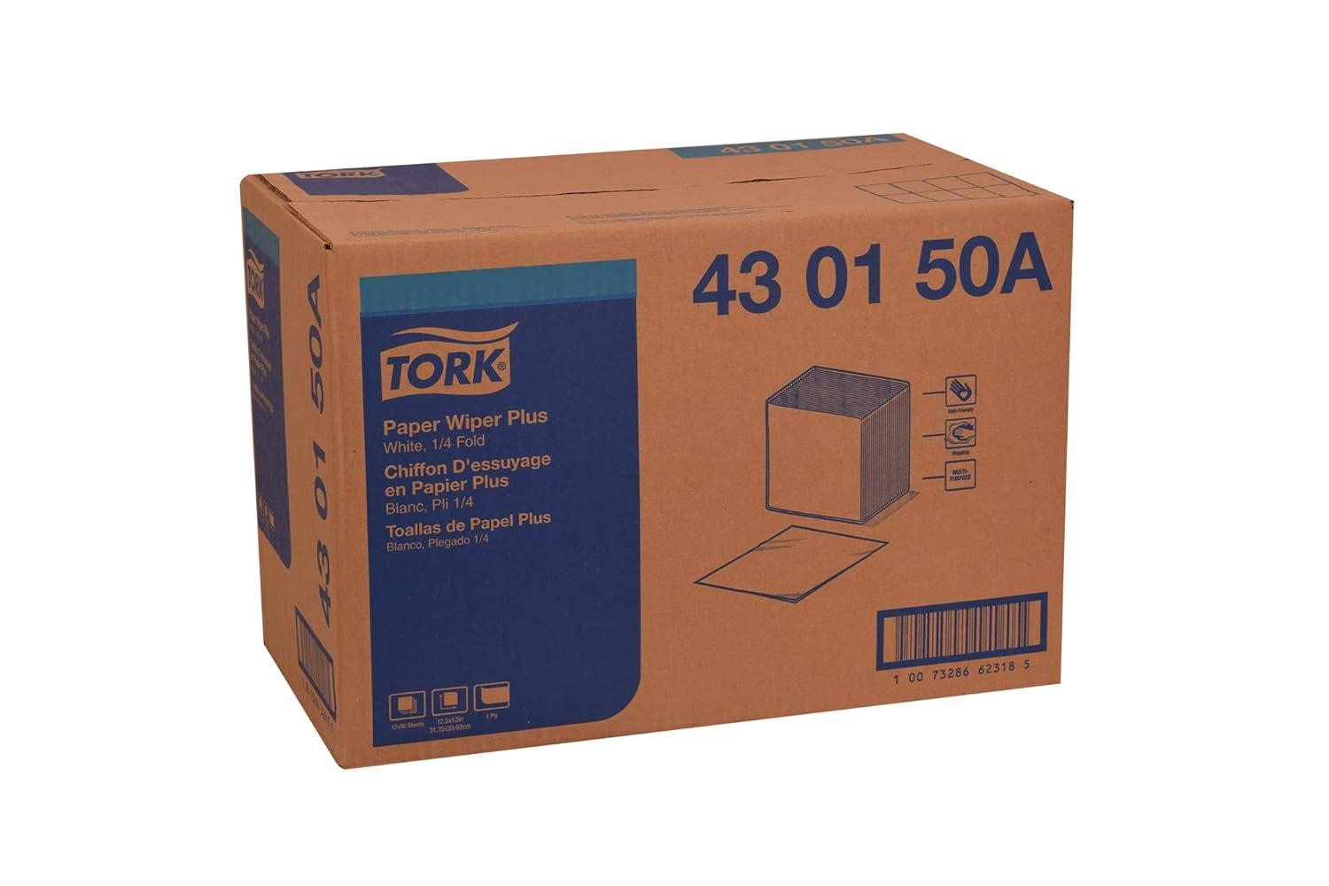 imageTork Paper Wiper Plus White Self Dispensing 14 Fold 430150A