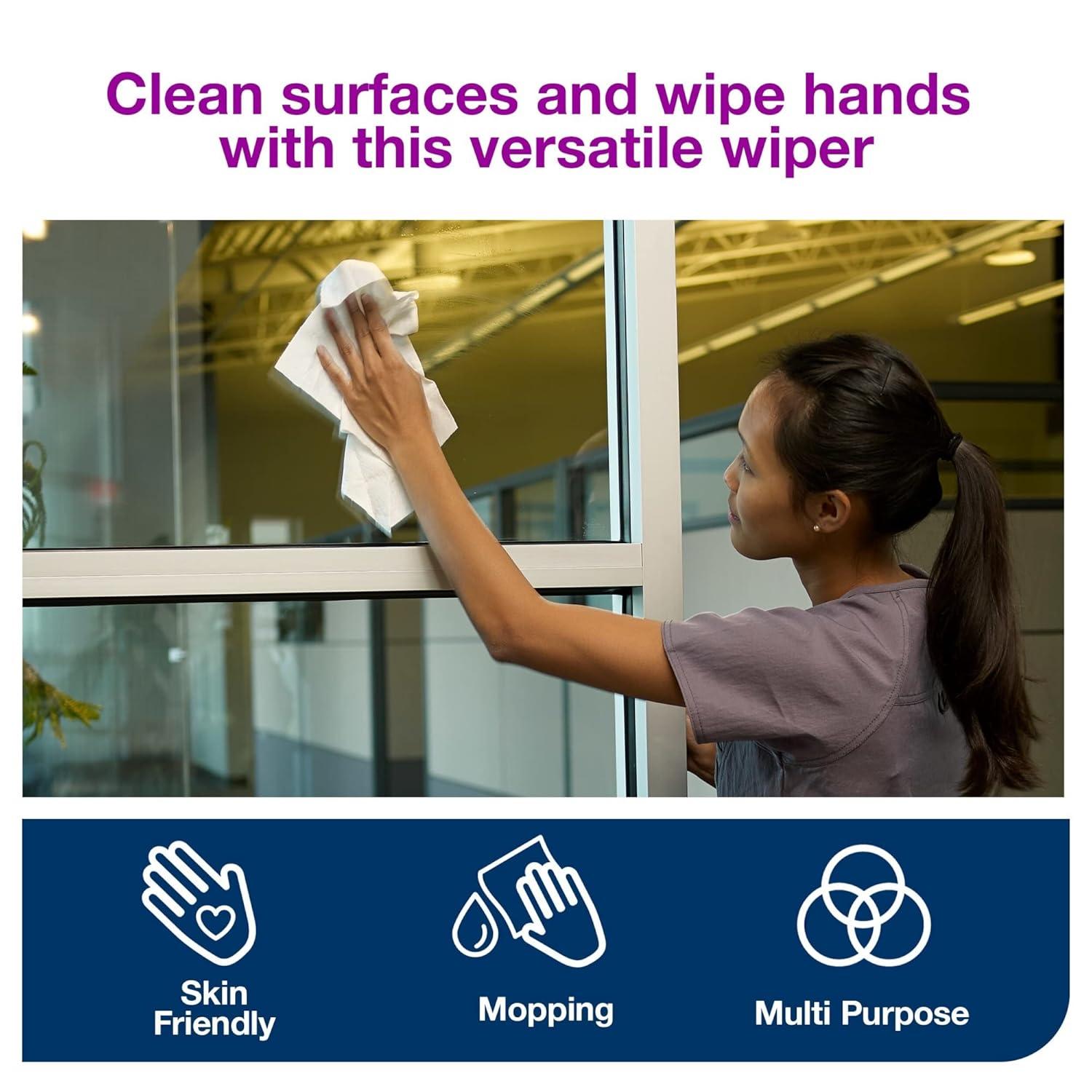 imageTork Paper Wiper Plus White Self Dispensing 14 Fold 430150A