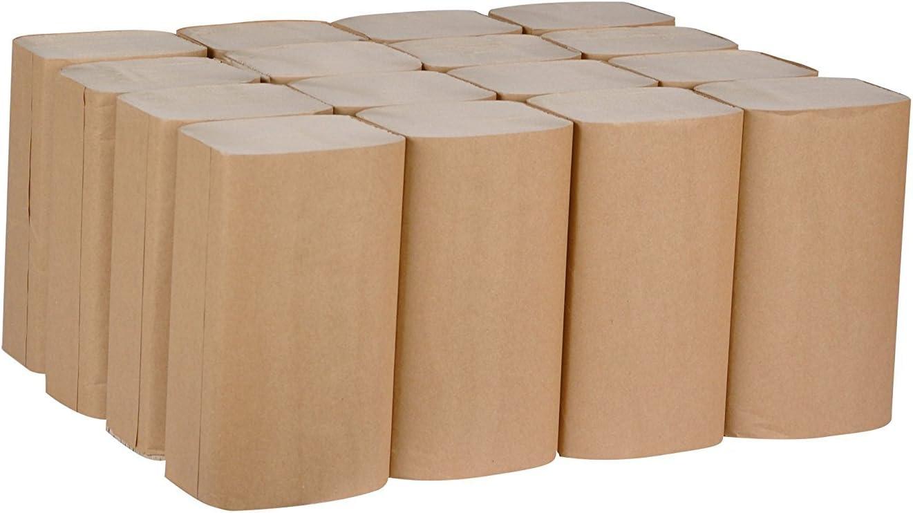 imageTork Singlefold Paper Hand Towel Natural H22 Universal 100 Recycled Fibers 16 x 250 Sheets SK1850ANatural