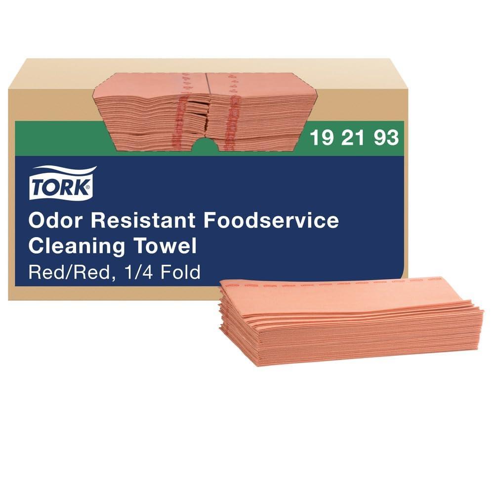 imageTork Odor Resistant Foodservice Cleaning Towel Red Self Dispensing 1 x 150 Cloths 192193