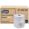 imageTork Paper Hand Towel Roll Natural White H21 Universal 100 Recycled Fiber 6 rolls x 800 ft 218004