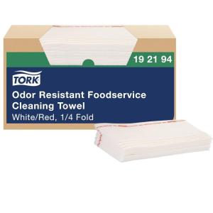 imageTork Odor Resistant Foodservice Cleaning Cloth White Self Dispensing 1 x 50 Cloths 192194