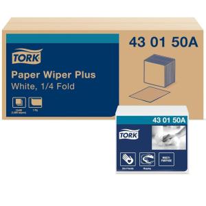 imageTork Paper Wiper Plus White Self Dispensing 14 Fold 430150A