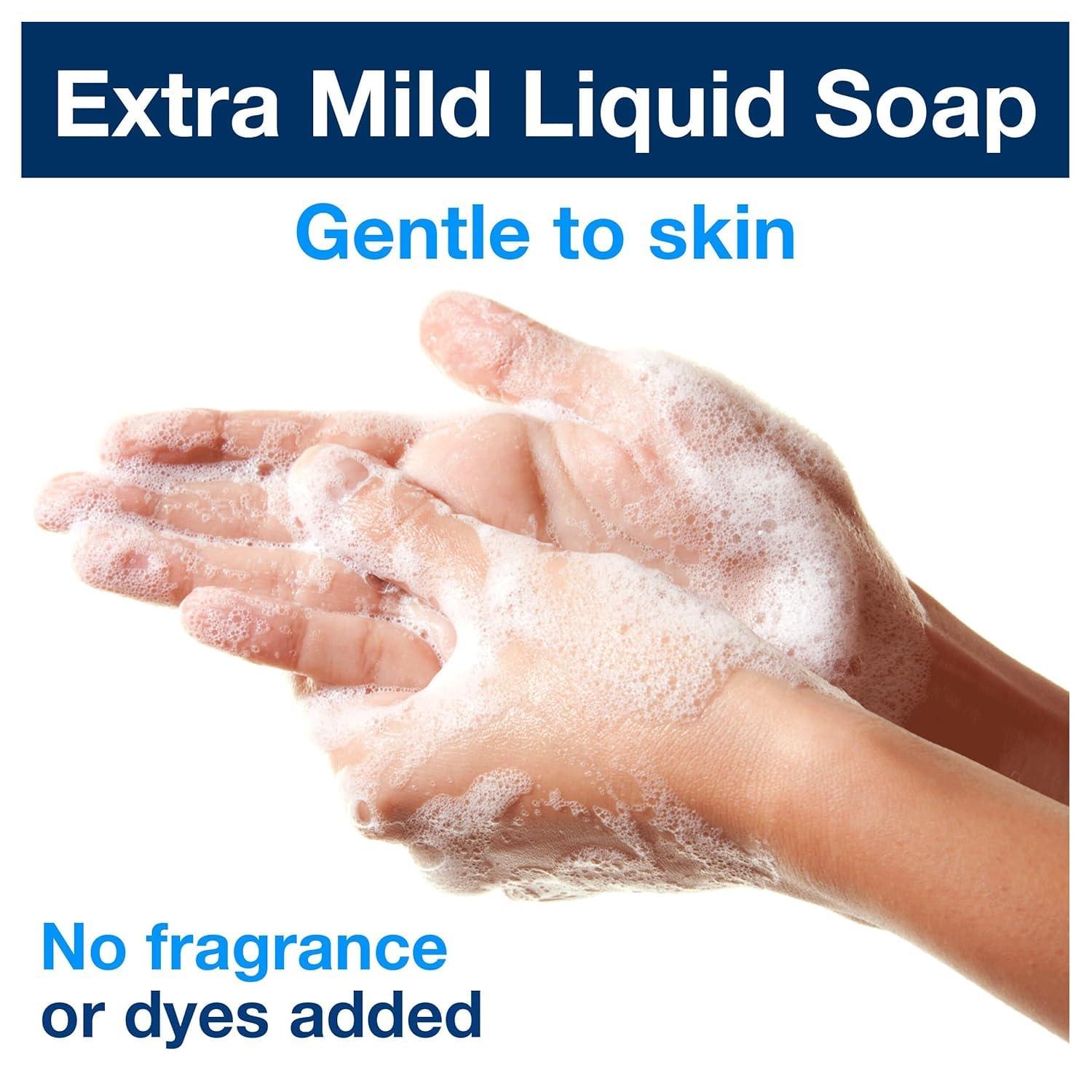 imageTork Extra Mild Liquid Hand Soap Compatible with S4 dispensers Fragrancefree Dermatologically tested ecofriendly 6 x 1L bottles 400031