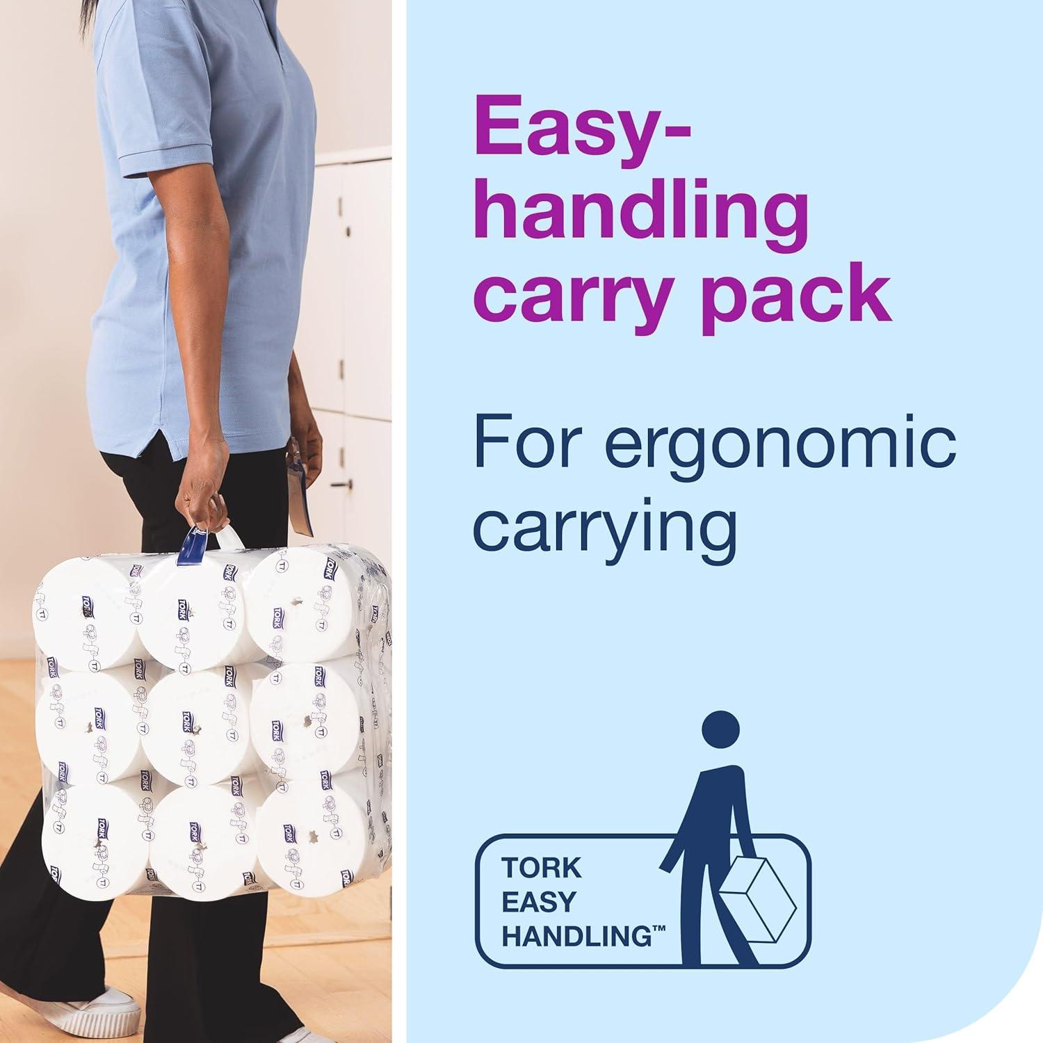 imageTork OptiServe High Capacity Coreless Toilet Paper White T5 Universal 2 Ply 18 x 1500 sheets 472887