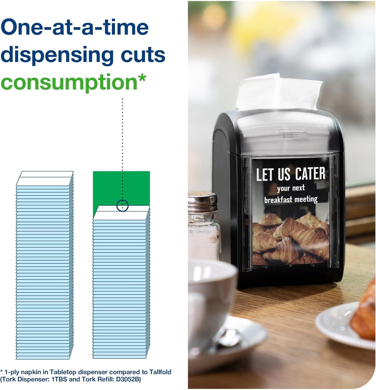 imageTork Xpressnap Fit White Dispenser Napkin N14 CFold 1 ply 240 napkins 4252in x 3248in each 500700New Version  500700