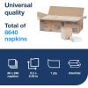 imageTork Xpressnap Fit White Dispenser Napkin N14 CFold 1 ply 240 napkins 4252in x 3248in each 500700New Version  500700