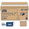 imageTork Xpressnap Fit White Dispenser Napkin N14 CFold 1 ply 240 napkins 4252in x 3248in each 500700Old Version  DX500