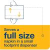 imageTork Xpressnap Fit White Dispenser Napkin N14 CFold 1 ply 240 napkins 4252in x 3248in each 500700Old Version  DX500