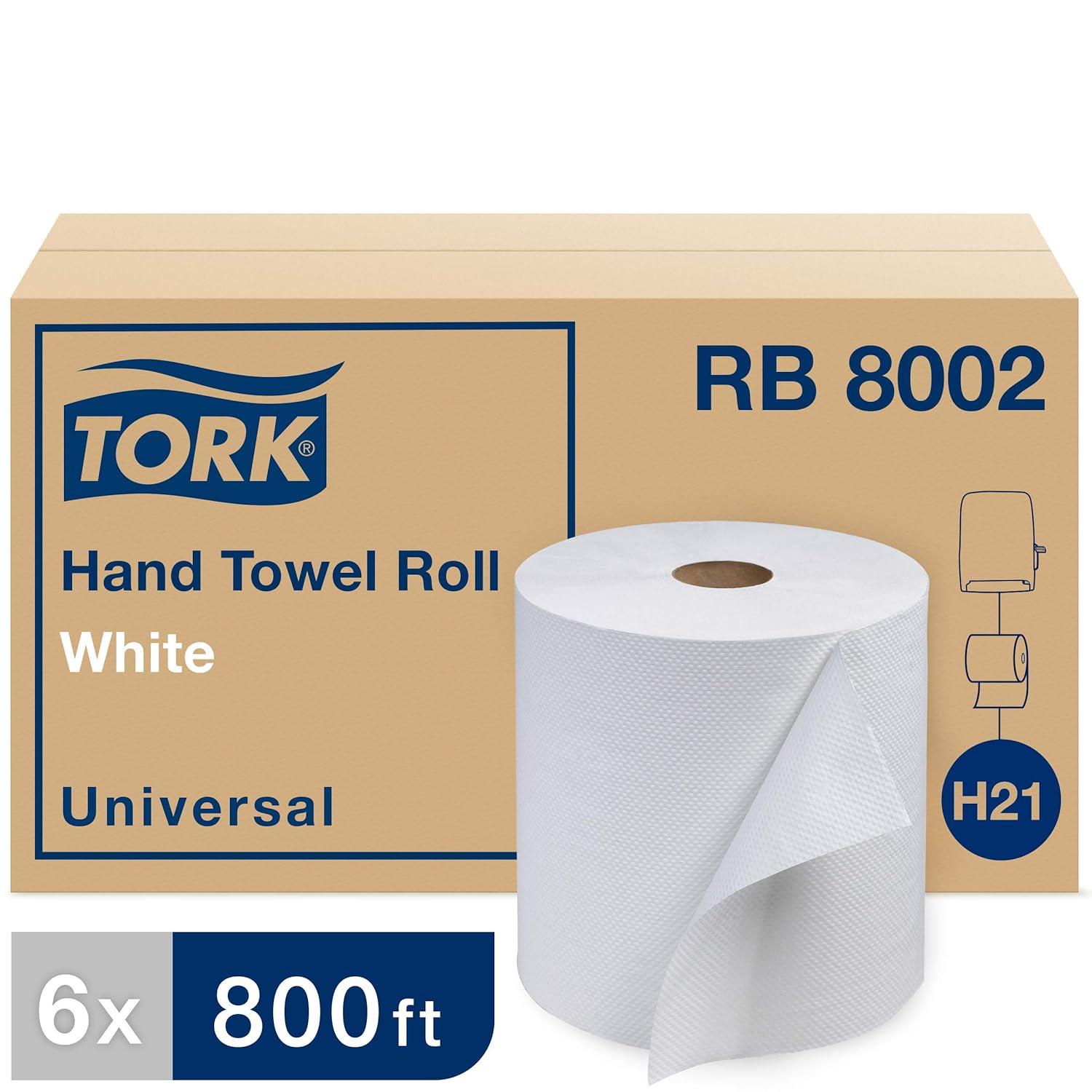 imageTork Paper Towel Dispenser ampamp Hand Towel Roll Smoke H21 Lever Auto Transfer PushDown Handle HighCapacity Translucent 6 Rolls x 800 ft 100 Recycled Fiber