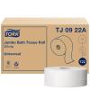 imageBundle of Tork Jumbo Toilet Paper Roll Dispenser Smoke T22 High Capacity 66TR  Tork Jumbo Toilet Paper Roll White T22 Universal 2ply 12 x 1000 TJ0922A