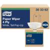 imageTork Paper Wiper White Self Dispensing PopUp Box 8 x 125 Sheets 303362