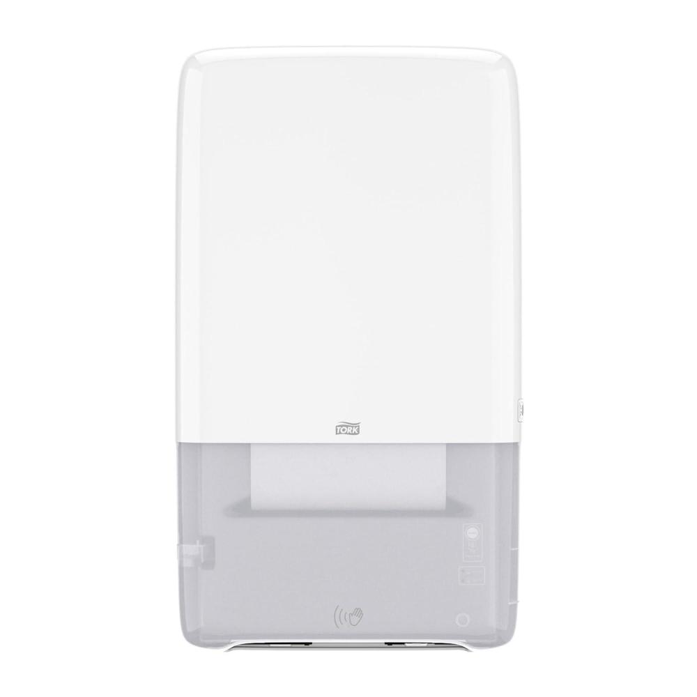 imageTork PeakServe Automatic Continuous Paper Hand Towel Dispenser White H5 High Capacity Elevation Range 552540