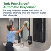 imageTork PeakServe Automatic Continuous Paper Hand Towel Dispenser White H5 High Capacity Elevation Range 552540